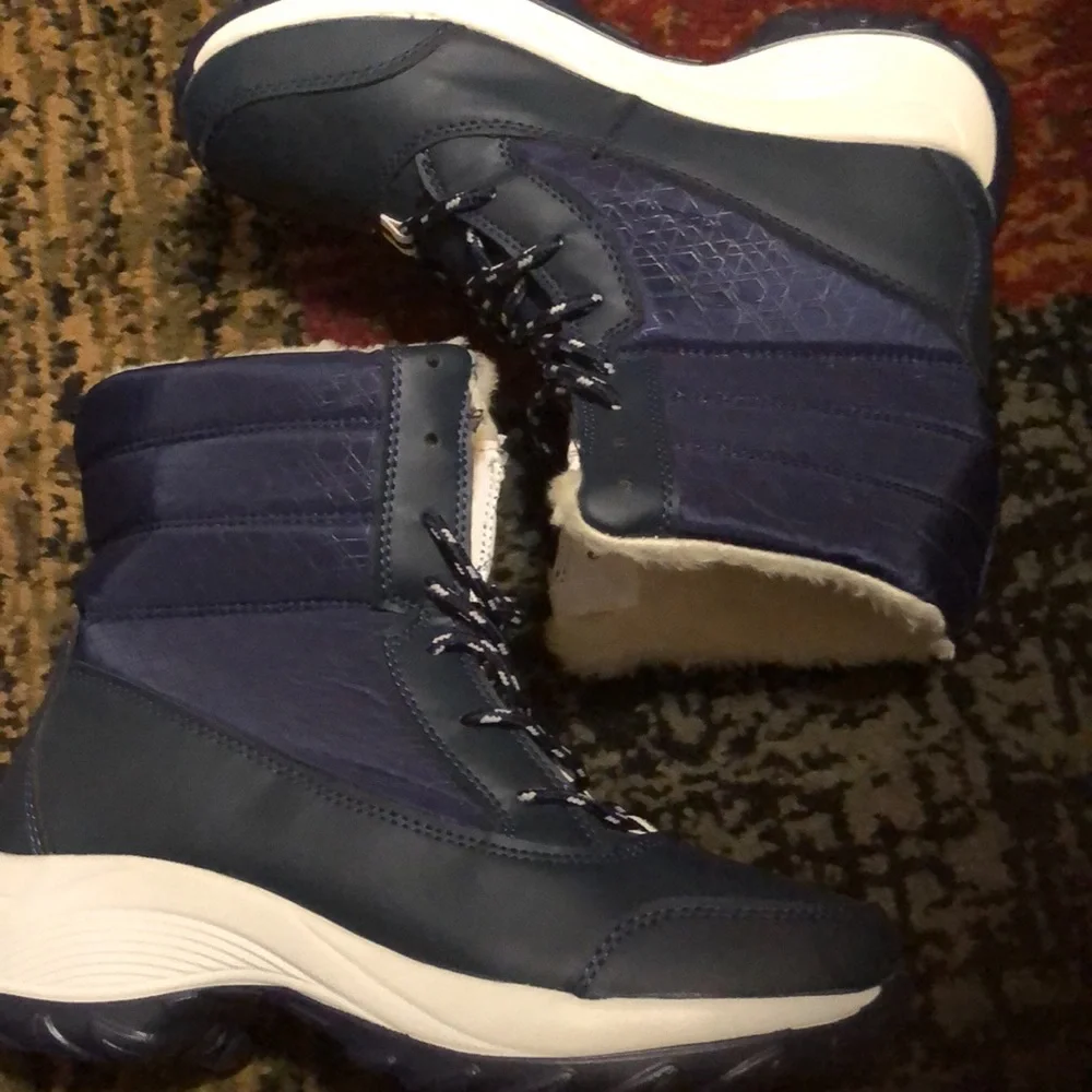 Blue lace up boot NWOT - Picture 6 of 6